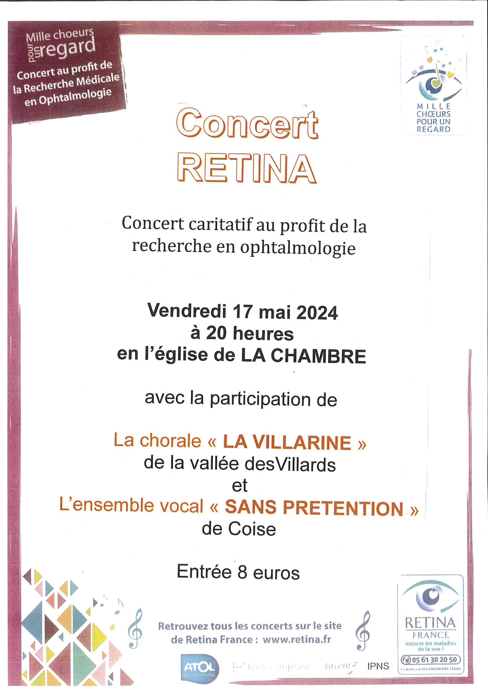 CONCERT 17 MAI LA CHAMBRE